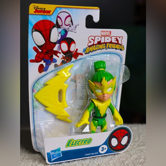 Hasbro Disney Junior Marvel Spidey Amazing Friends Electro New - Picture 1 of 3